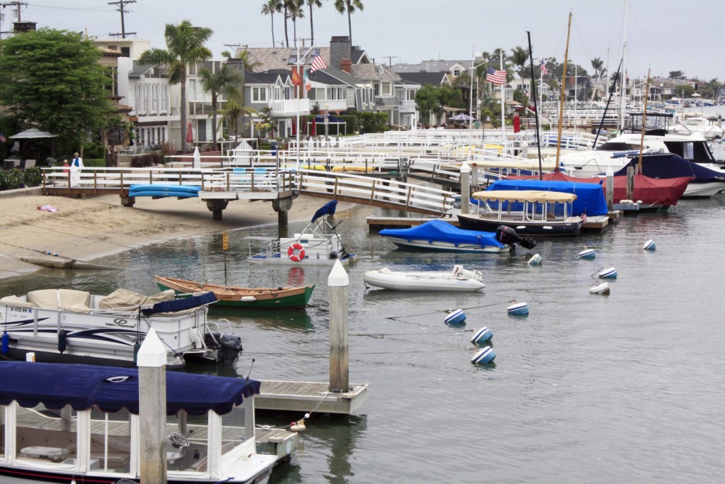 Boats docked at Balboa Island. — NB Indy file photo ©