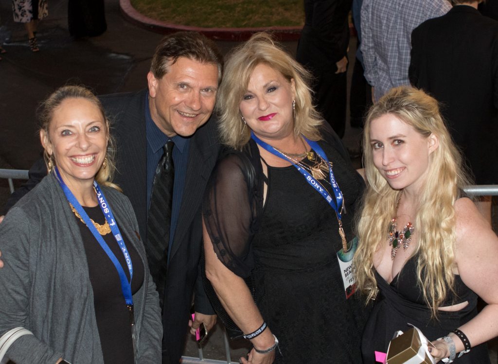 NB Indy writer Dr. Shelly Zavala, NB Indy editor Christopher Trela, producer Lynn Kemper, NB Indy writer Catherine Del Casale (photo by Jim Collins)