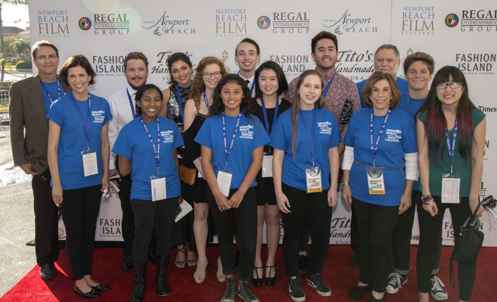 A few of the hundreds of volunteers that make the Film Festival run smooth