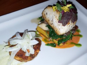 Bluewater Grill halibut