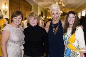 CEO and Executive Director of Laura’s House Margaret Bayston, Bette Aitken, Debra Corley and Dr. Jill Murray 