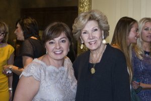 CEO and Executive Director of Laura’s House Margaret Bayston, and Donna Pickup, honorary event chair and Balboa Bay Club co-owner 