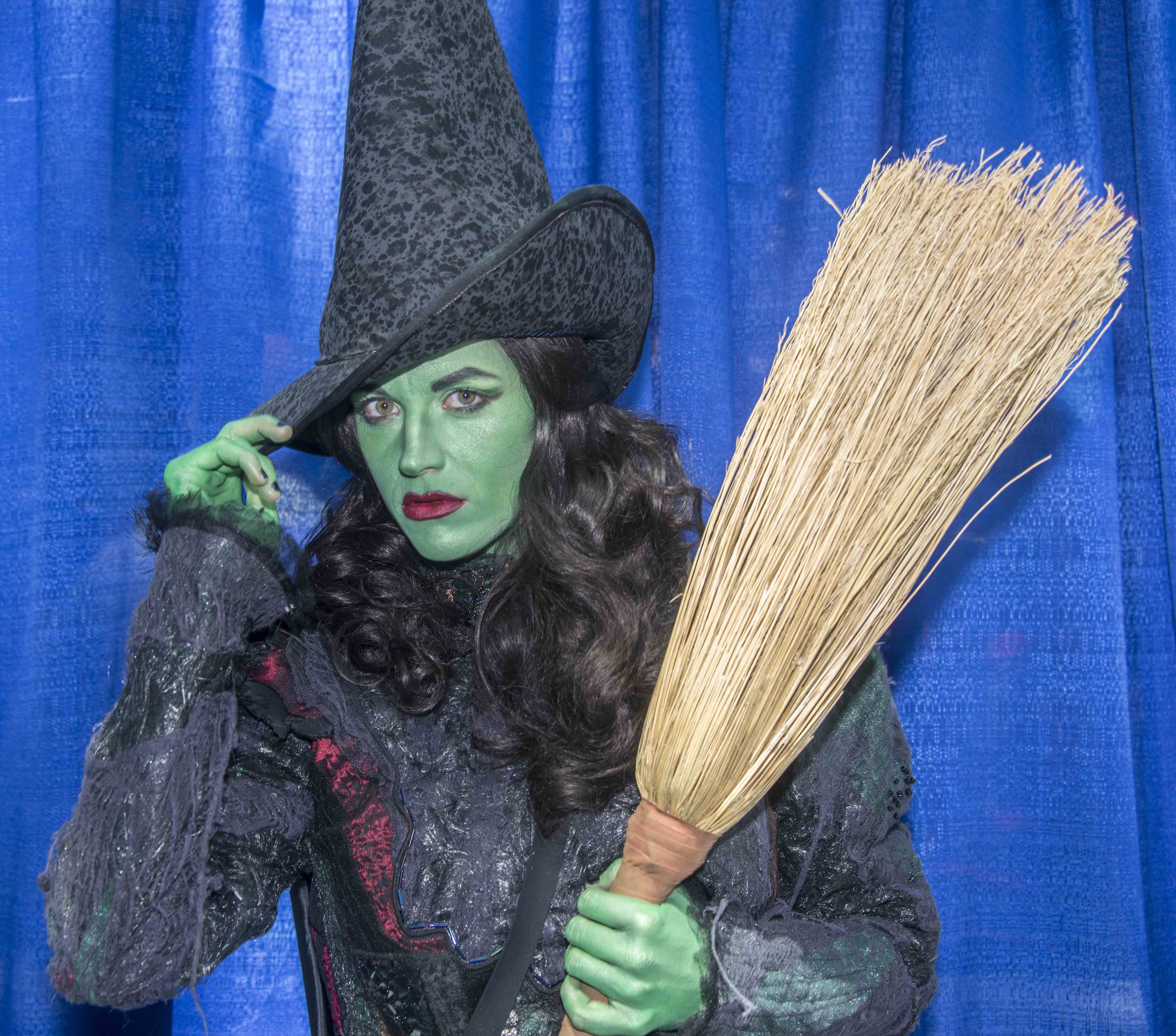 A wicked witch poses for a photo at the event. — Photo by Lawrence Sherwin ©