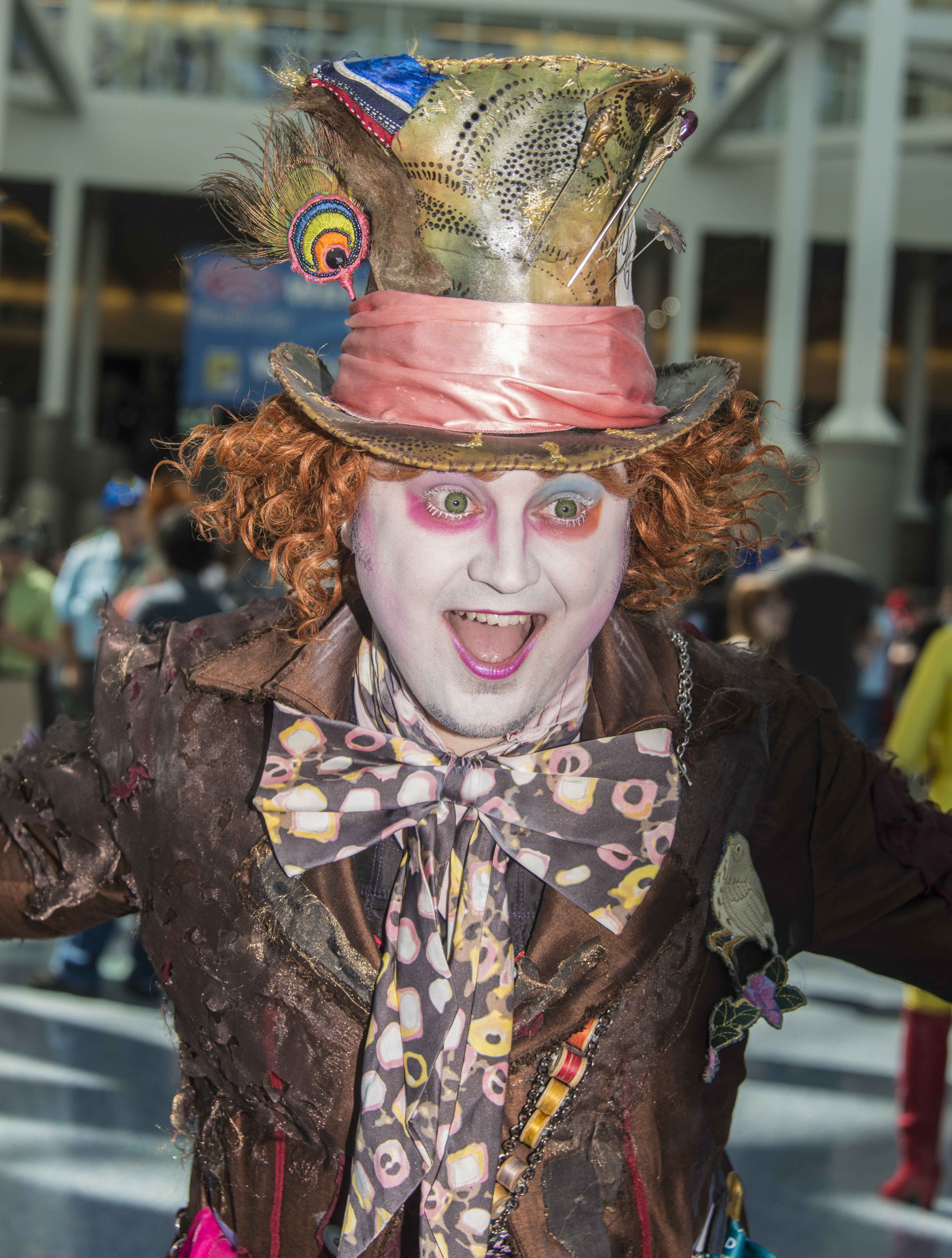 The very happy mad hatter. — Photo by Lawrence Sherwin ©