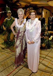 Pacific Symphony Gala Event Co-chairs Ginny Davies and Joann Leatherby