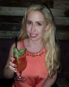 Catherine and her Monkey Business cocktail