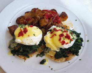 Winery eggs Benedict