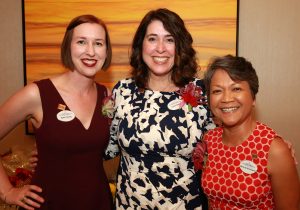 L to R: Sara Young, Carla Dillon, Maria de Vera-Suarez