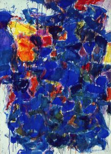 “Blue” by Sam Francis