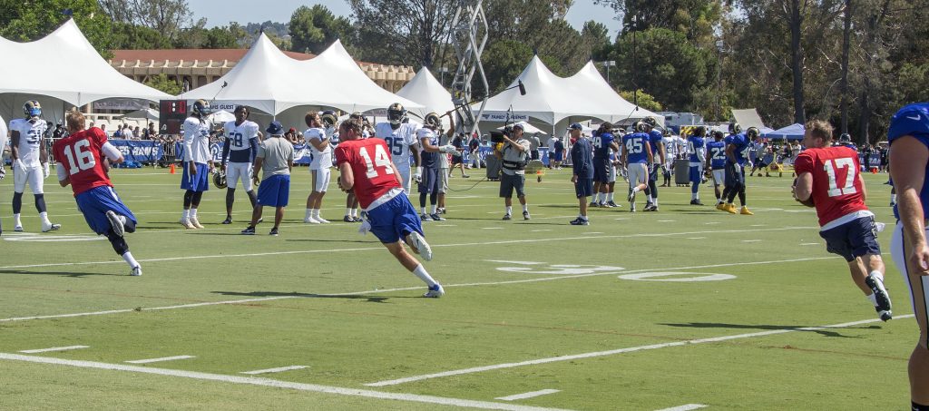 QBDrill rams training camp