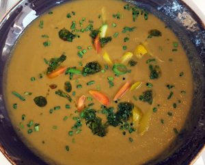 “Sitting Pretty” vegetable soup