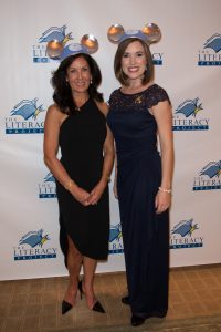 Literacy Project Founder Sue Grant with Disney Ambassador Jessica Bernard at last year’s “What Dreams Are Made Of” gala