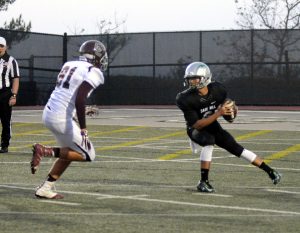 William Leong prepares to fire off a pass