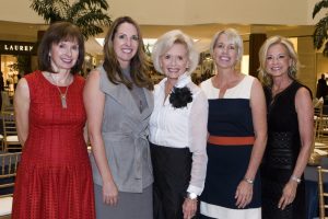 Sherry Bilbeisi (Angelitos de Oro President), Georgina Jacobson (Preview Day Co-Chair), Kathy Harrison, Natalie Pickup (Preview Day Co-Chair), Naomi Edwards (Angelitos Card Benefit Co-Chair)