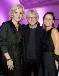 Pianist Olga Kerns with Pacific Symphony Music Director Carl St. Clair and Susan St. Clair.