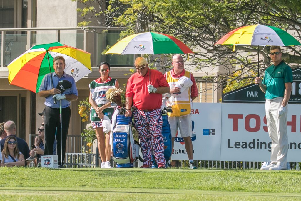 Dr. Gil Morgan, John Daly and Bob Tway