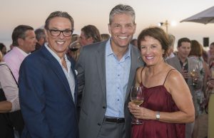 Giuseppe Lama, managing director of The Resort at Pelican Hill, Chad Bustos and Catherine Lama (J. Christopher Launi Photography)