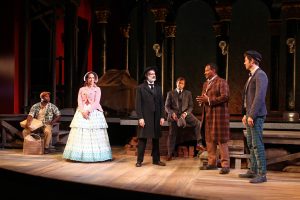 South Coast Repertory presents “District Merchants” by Aaron Posner, inspired by William Shakespeare’s “The Merchant of Venice” and directed by Michael Michetti.