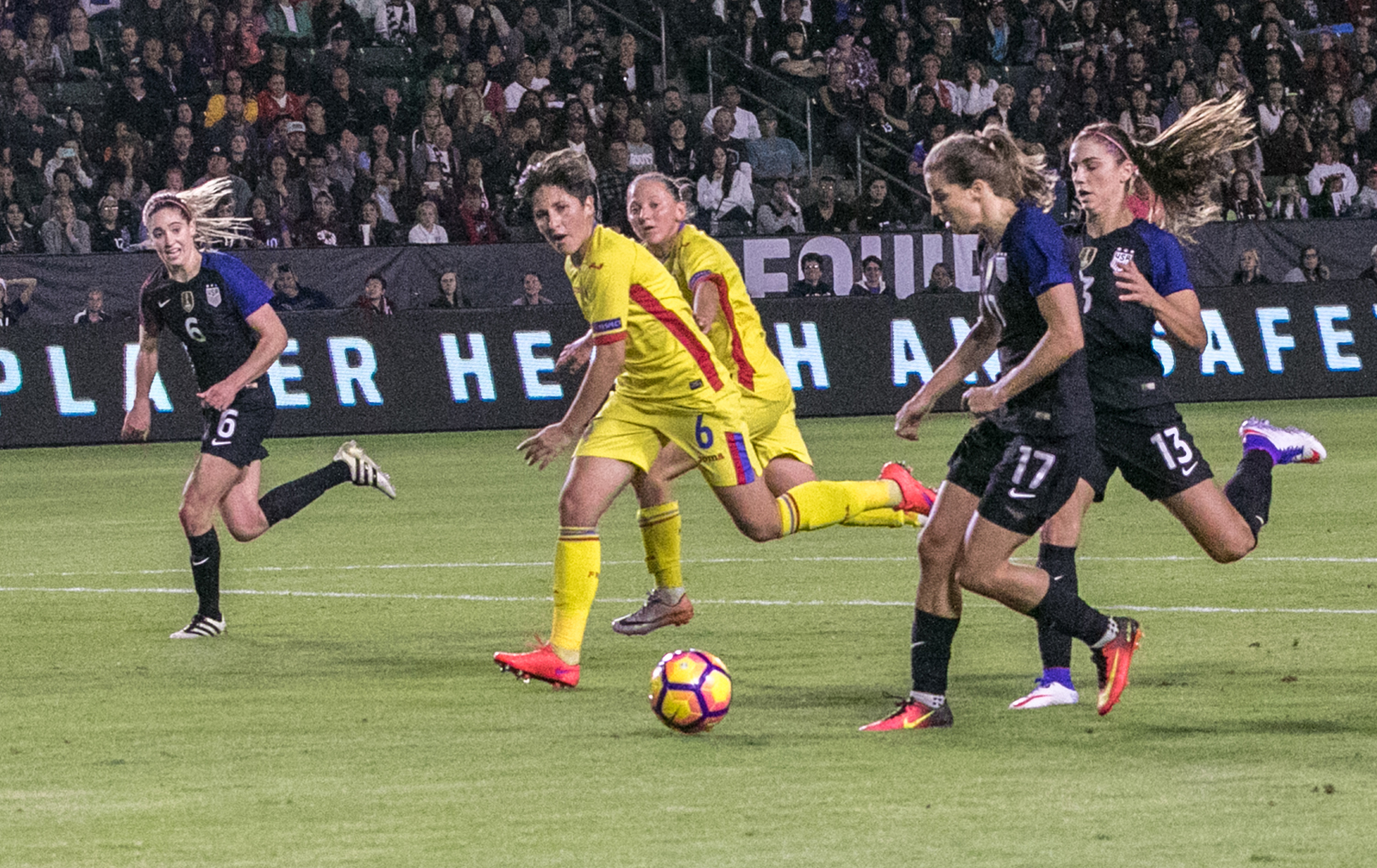 Women’s National Soccer Team Ends Season With Win Over Romania