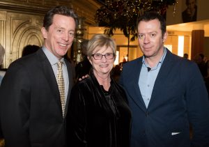 Nutcracker 2016 cast party-Terry Dwyer, Judy Morr, Alexei Ratmansky. Photo by Doug Gifford