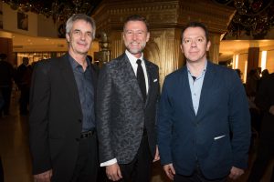 Nutcracker 2016 cast party - Kevin McKenzie, Michael Howard, Alexei Ratmansky. Photo by Doug Gifford