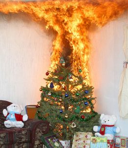 burning-xmas-treer