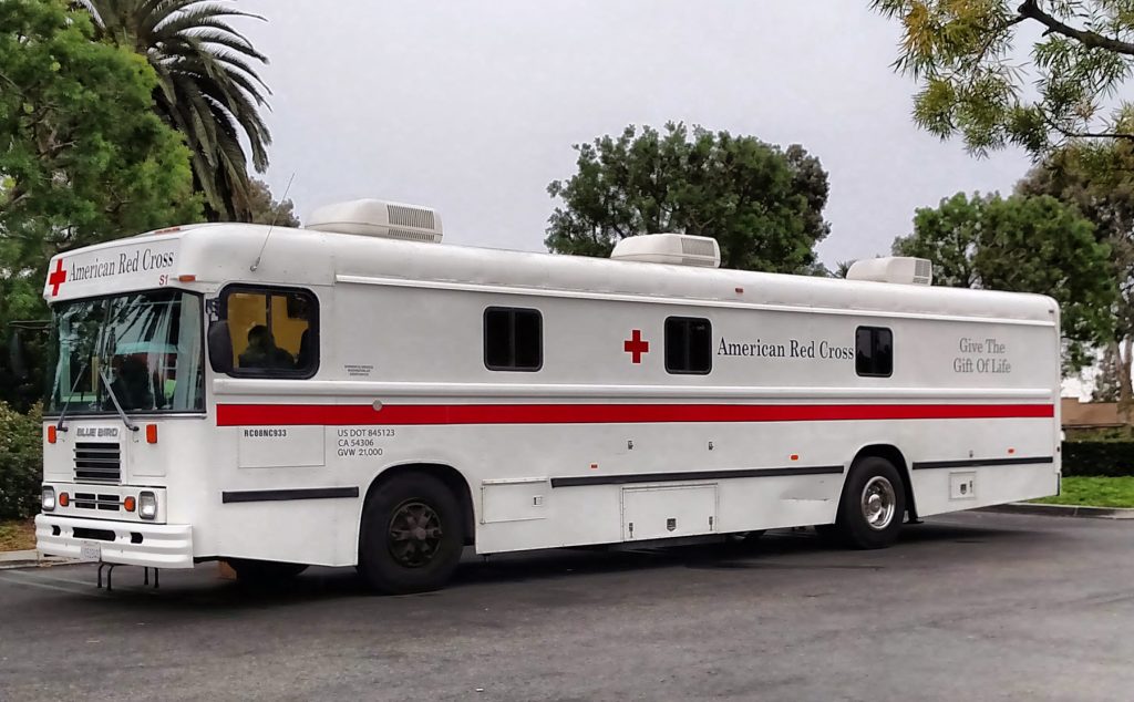 American Red Cross blood mobile.  — Courtesy American Red Cross ©