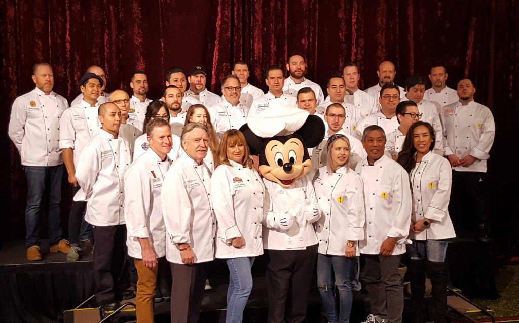 Top OC Chefs pose with Chef Mickey Mouse at Disney’s Grand Californian Hotel