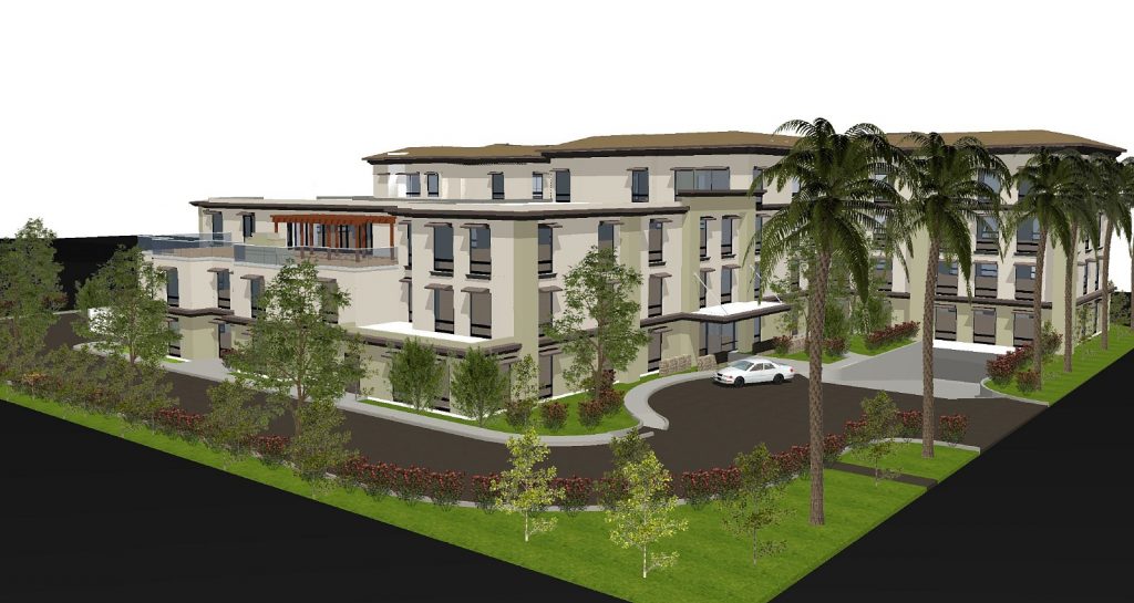 An artist rendering of Harbor Pointe Senior Living Fa — Photo courtesy Centerpoine Senior Living, LLC ©