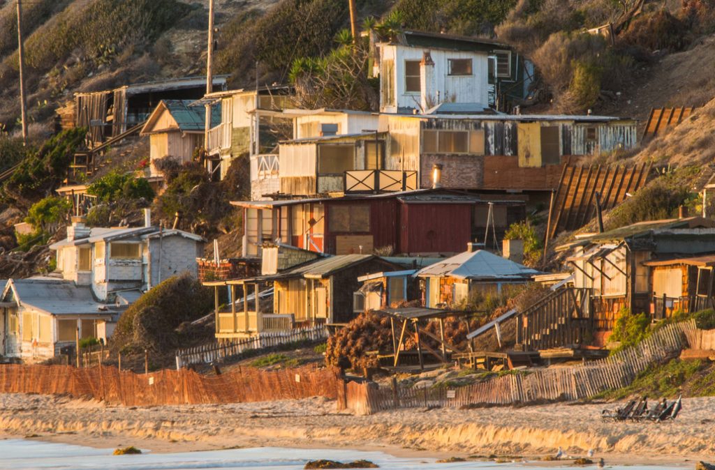 Some of the North Beach cottages scheduled to be restored. — Photo courtesy Crystal Cove Alliance ©