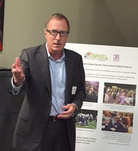 Steve Churm thanks the community and business leaders who participated in the 2017 Men in Motion campaign