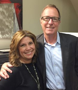 Maricela Rios-Faust, CEO of Human Options, and Steve Churm, chief communications officer of FivePoint Holdings