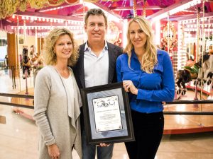 Sandy Segerstrom Daniels, founder and executive director, Festival of Children Foundation, and co-managing partner, C.J. Segerstrom & Sons, with Steve and Alexis Schulze, co-founders, Nekter Juice Bar. 