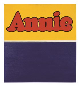 Annie by Ruscha