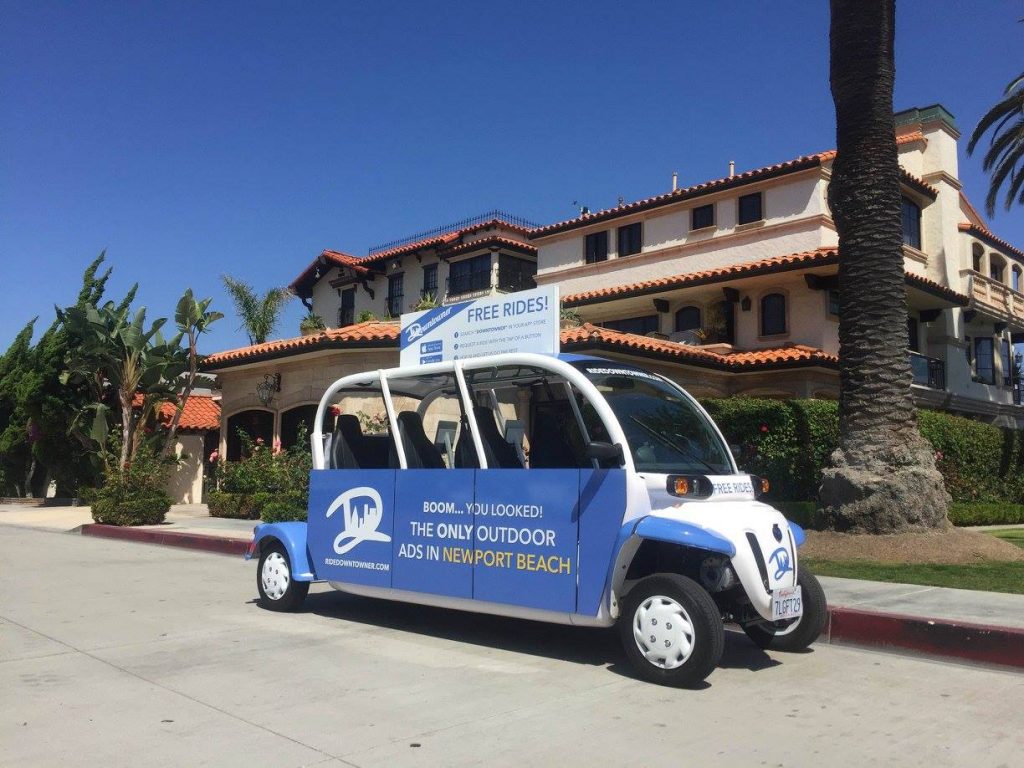 The Downtowner shuttle that covers the Balboa Peninsula. — Photo courtesy Newport Downtowner 