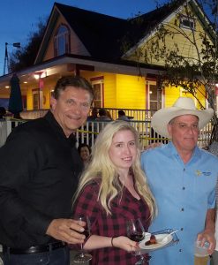 Christopher and Catherine with Tobin James