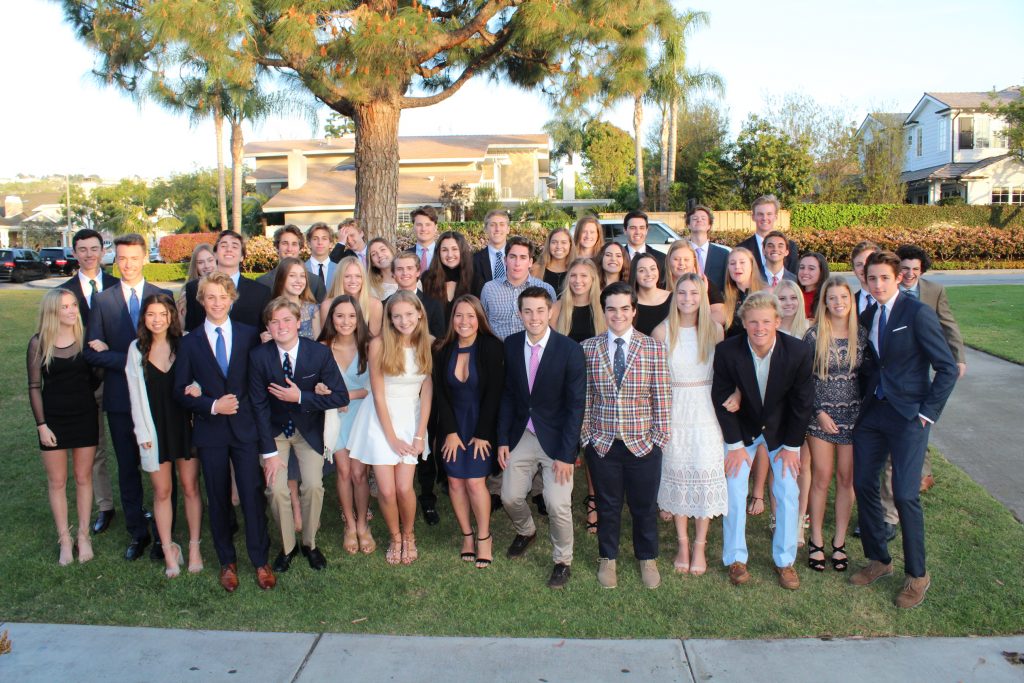 The young men and women from the local chapters of National League of Young Men and the National Charity League pose for a photo at the annual Etiquette Dinner event on March 26. — Photo by Nina Elisius and Lisa Morsey ©
