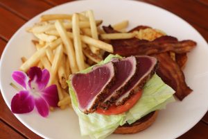 Seared Ahi sandwich