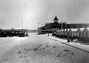 The first Red Car arrives in Balboa in July 1906 