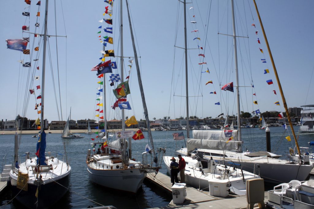 Sailboats at Newport Sea Base — NB Indy file photo ©