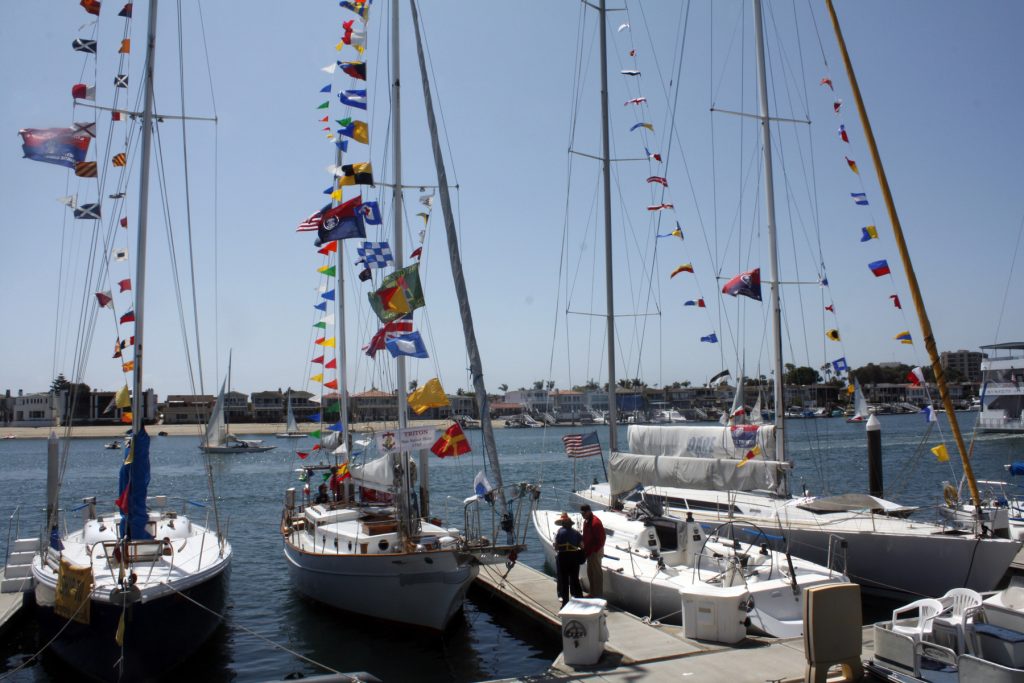 Sailboats at Newport Sea Base  — NB Indy file photo ©