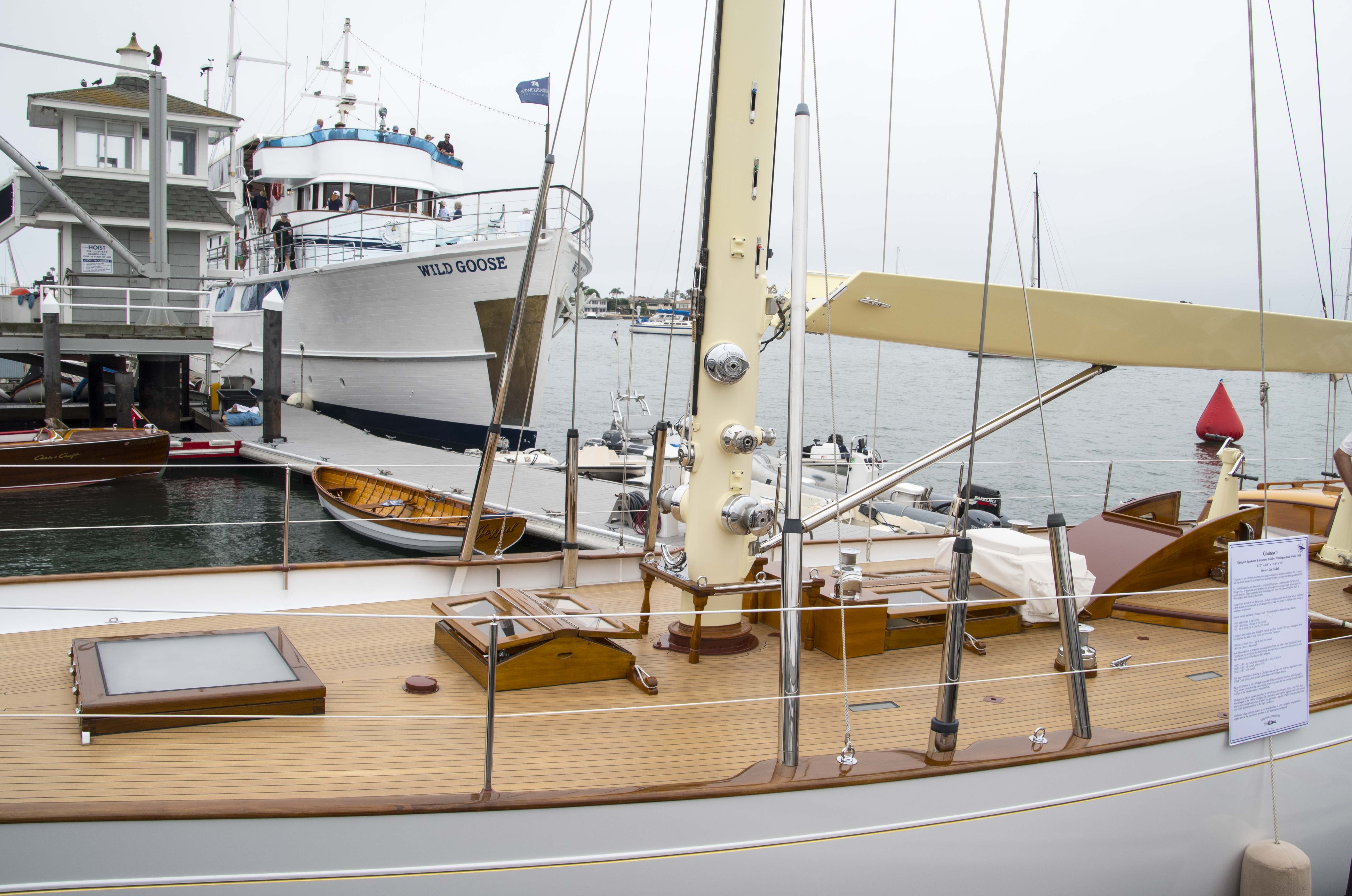 balboa yacht club wooden boat show