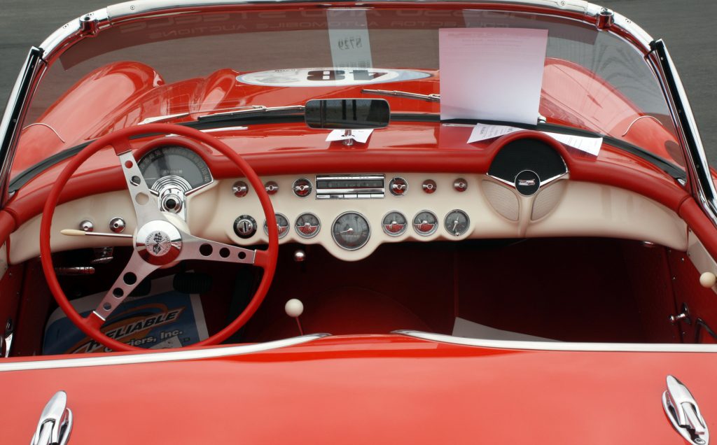 Details of the interior of one car up on the auction block this weekend. — Photo by Christopher Trela ©