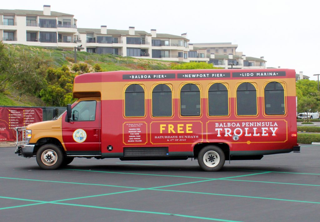 The Balboa Peninsula Trolley. — Photo courtesy city of Newport Beach ©