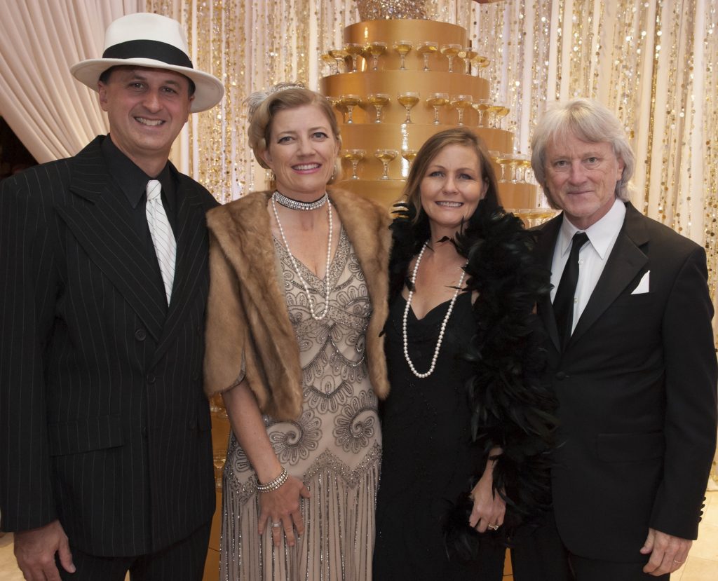 John Forsyte, President of the Pacific Symphony, Michele Forsyte, Susan St. Clair and Carl St. Clair, Music Director of the Pacific Symphony. / photo by Joshua Sudock Photography