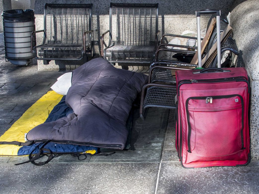 Fence Planned for Bus Station, Homeless Removed After Hours - Newport