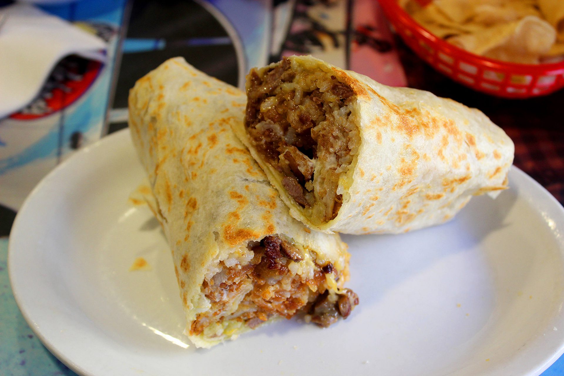 Taste Testing New Hawaiian Burrito with Wing Lam at Wahoo’s Newport