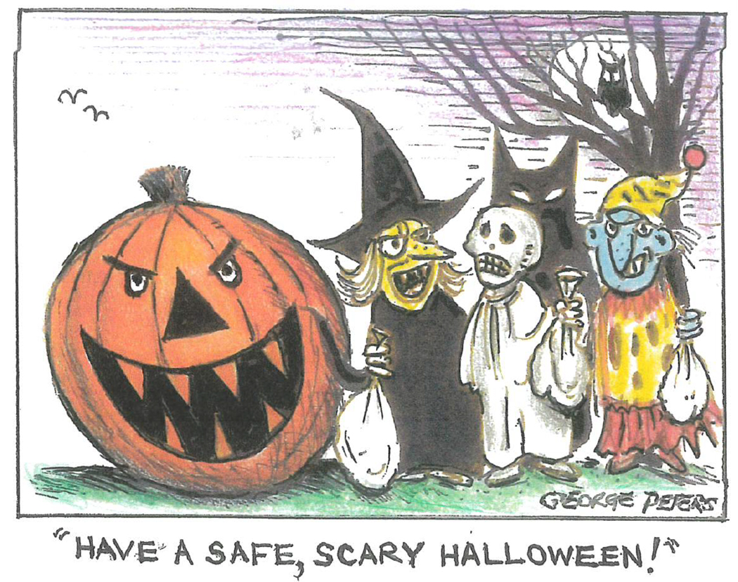 Happy Halloween Cartoon from George Peters