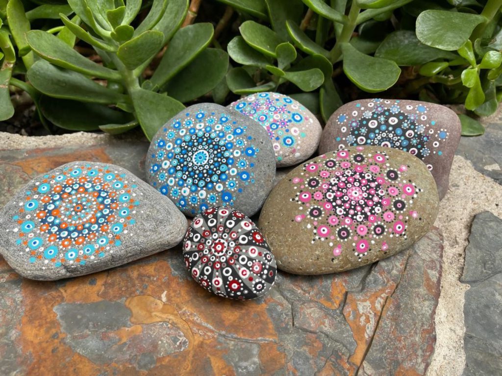 slgardens mandala rocks
