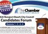 Newport Beach Chamber Hosts City Council Candidates Forum September 3